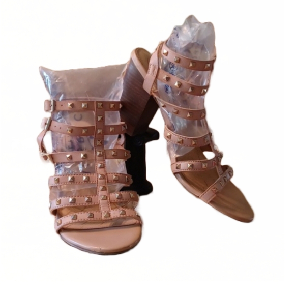 Betsey Johnson Shoes - BETSEYVILLE STUDDED "NAVEAH" GLADIATOR SANDAL